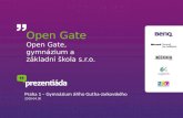 Vítěž ze Středočeského kraje - Gymnázium Open Gate v Říčanech