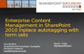 Enterprise Content Management in SharePoint 2010 inplace autotagging with term sets