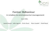 Farmer Behaviour & Environmental Management