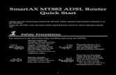 SmartAX MT882 ADSL Router Quick Start