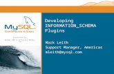 Developing Information Schema Plugins