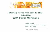Cause Marketing - Moving to Win-Win-Win (NAMA 2009)