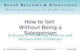 How to Sell Without Being a Salesperson