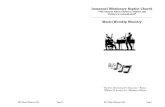 Immanuel Missionary Baptist Church Music Ministry Handbook 2010