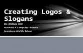 Slogans and logos