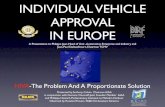 Individual Vehicle Approval in Europe