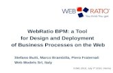WebRatio BPM: a Tool for Designing and Deploying Business Processes on the Web