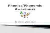 Phonics/Phonemic Awareness
