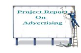 Project Report on Advertising