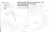 Wood Densities of Tropical Tree Species