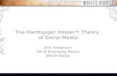 Hamburger Helper Approach To Social Media