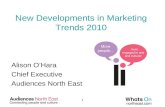 New developments in marketing trends 2010   march 2010