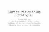 Career Positioning Strategies