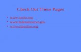 Check Out These Pages