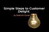 Simple steps to customer delight