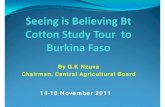 Bt cotton study tour Nov 2011