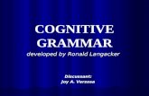 Langacker's cognitive grammar