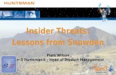 Insider threats - Lessons from Snowden (ISF UK Chapter)