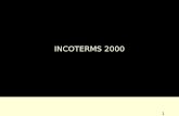 Incoterms 2000 Lecture