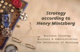 Strategy according to Henry Mintzberg
