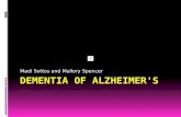 Dementia of alzheimer's2