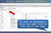 Google spreadsheets