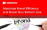 Maximize Brand Efficiency and Boost Your Bottom Line
