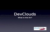 Dev cloud Description between 1&2
