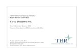 TBR 4Q10 Cisco Initial Response Report
