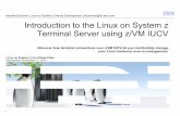 Introduction to the Linux on System z Terminal Server using z/VM IUCV