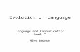 Evolution of-language-slides