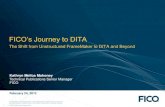 FICO’s Journey to DITA: The Shift from Unstructured FrameMaker to DITA and Beyond