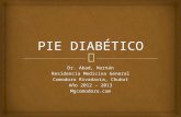 Diabetes - Pie diabetico