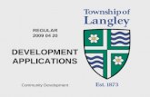 Township Development Applications