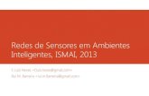 Sensor Networks and Ambiente Intelligence
