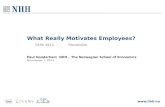 Beyond Budgeting: What Really Motivates Employees