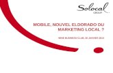 Solocal Group : Le mobile, nouvel eldorado du marketing local
