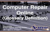 Computer Repair Online (Glossary Definition) (Slides)