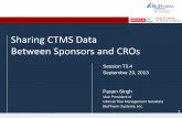 2013 OHSUG - Sharing CTMS Data between Sponsors and Contract Research Organizations