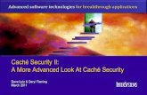 Cache Security- Configuring a Secure Environment