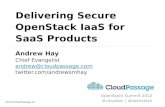 Delivering Secure OpenStack IaaS for SaaS Products - OpenStack 2012.pptx