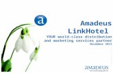 Possibilités offertes par la connectivité Amadeus GDS LinkHotel