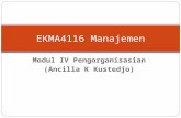 EKMA 4116 - Modul 4 Pengorganisasian