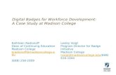 Digital Badges for Non-Credit Workforce Development