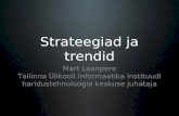 E-õppe strateegiad ja trendid
