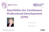 Eportfolios for Continuous Professional Development (CPD) - 270613