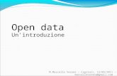 Open data: un'introduzione