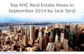 Top NYC Real Estate News in September 2014 by Jack Terzi