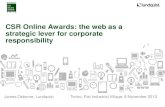 Lundquist, James Osborne - The debate. 4th Lundquist CSR Online Awards, Turin 8-9 Nov 2012