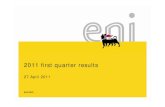 Eni 2011 1Q Results
